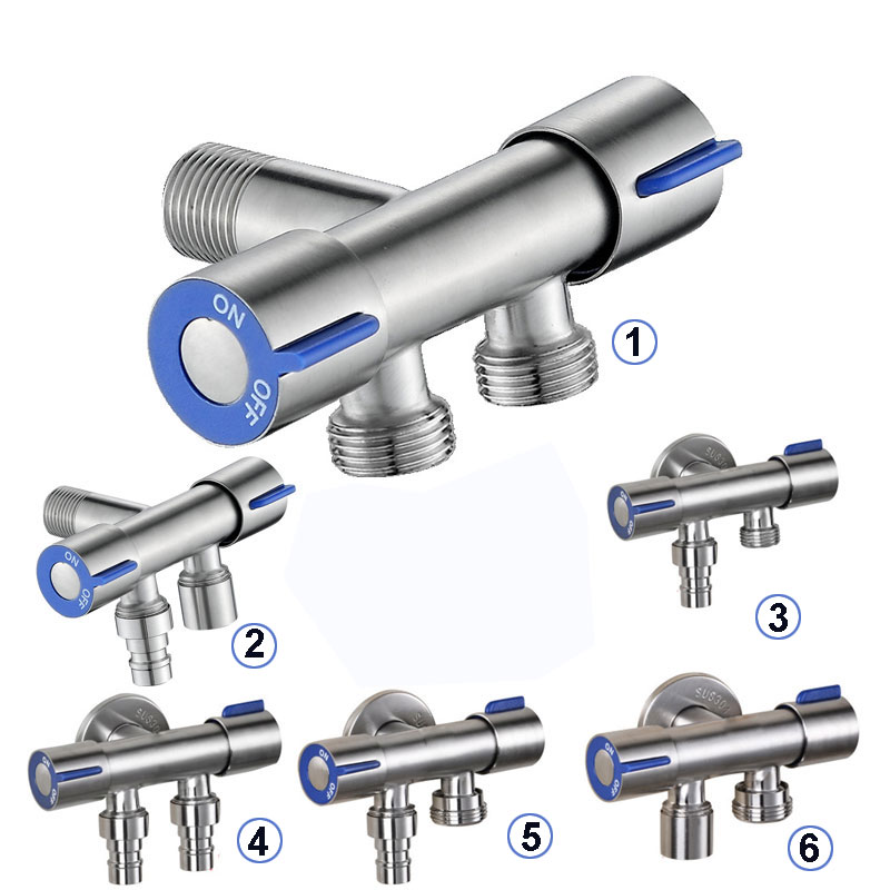 G1/2 304 스테인리스 스틸 밸브 1입력 2출력 이 - Toilet Fill Valve 리뷰 및 가격