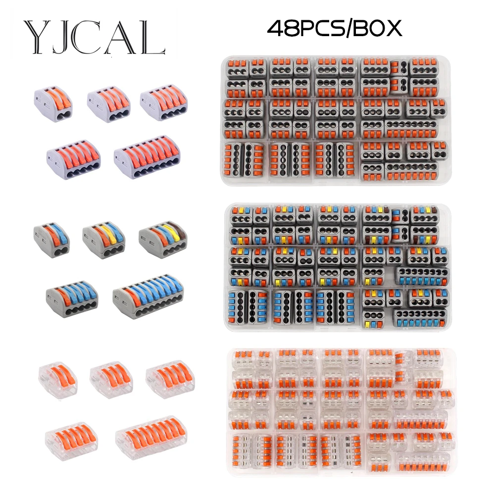 30/48 Pcs 빠른 배선 커넥터 푸시 인 터미널 블 - Push Fit Connector 리뷰 및 가격